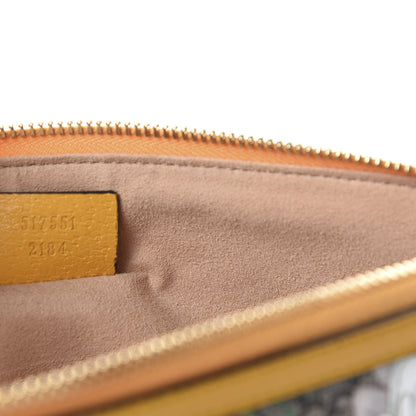 Gucci GG Supreme Monogram Flora Large Ophidia Pouch Clutch Beige Multicolor Crop 7 of 9