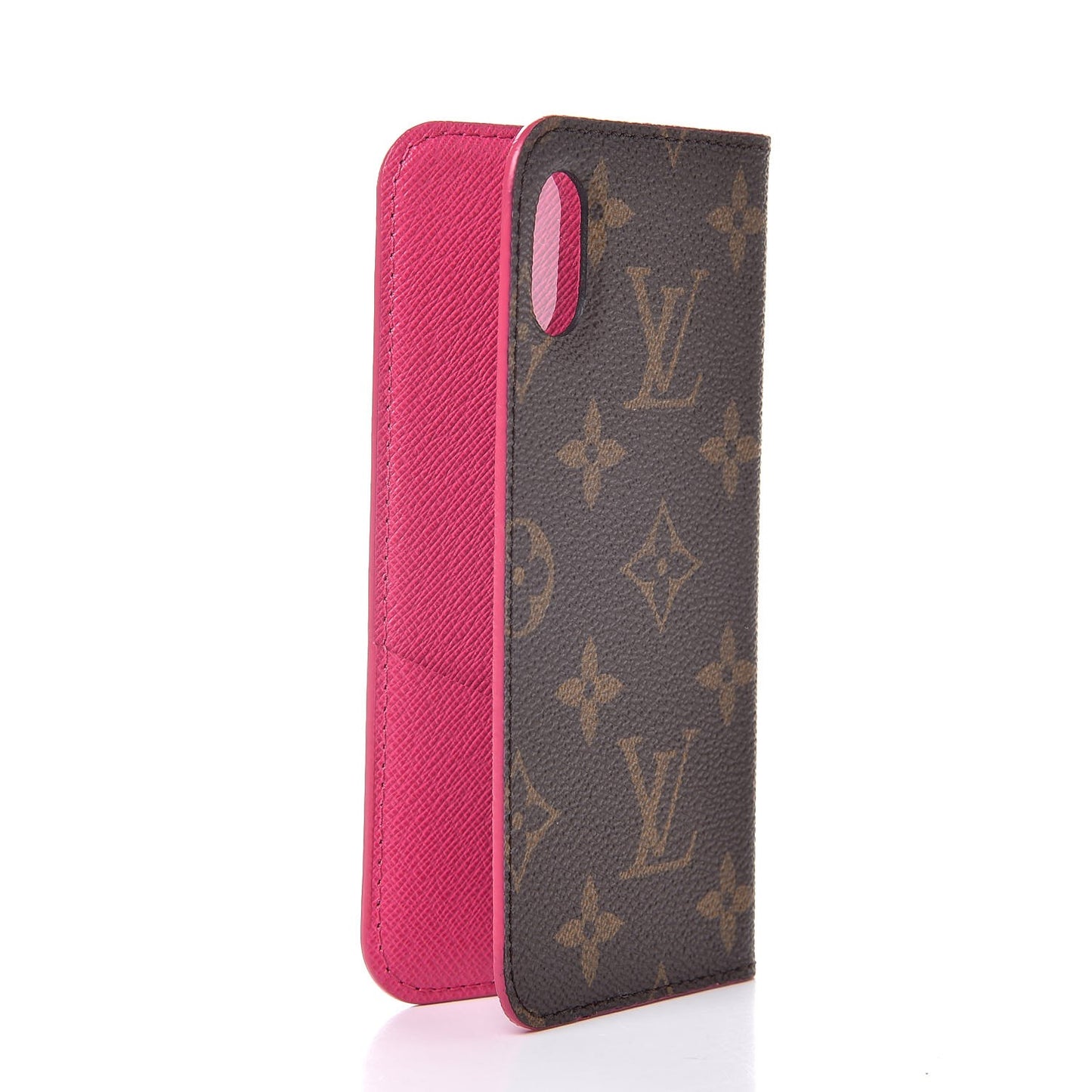 Monogram iPhone X Folio Case Rose Pop