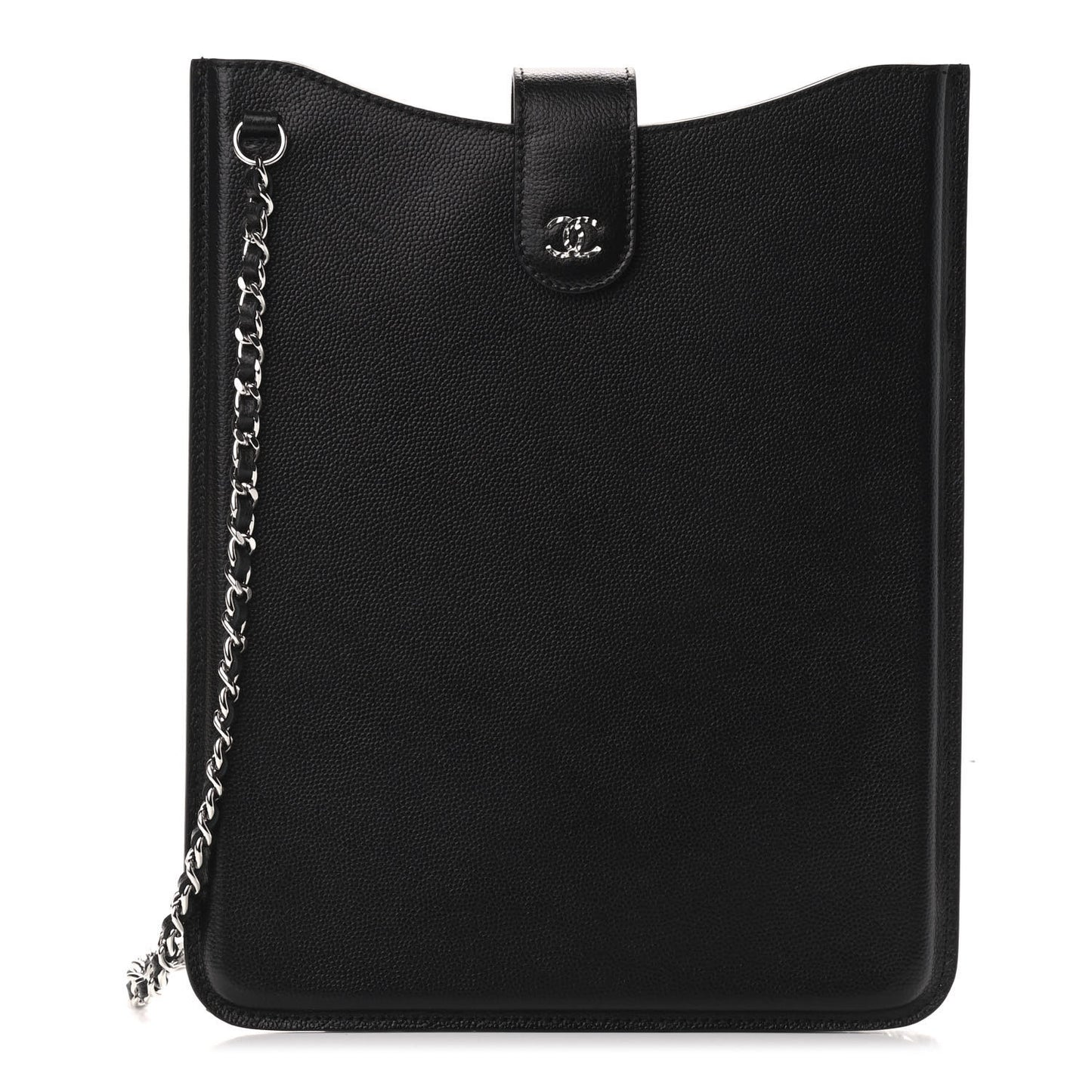 Caviar iPad Case Crossbody Black