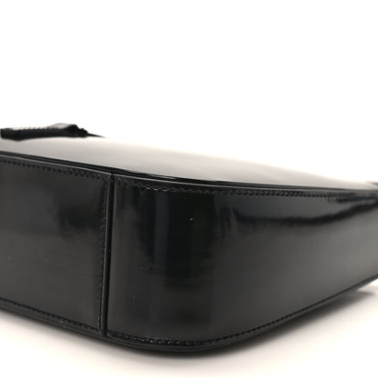 Saint Laurent Patent Le 5 A 7 Monochrome Hobo Black 9 of 11
