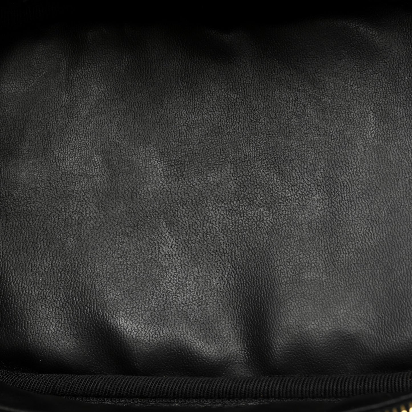 Lambskin Vanity Cosmetic Case Black