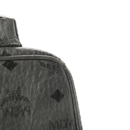 MCM Visetos Small Side Stud Stark Backpack Phantom Grey 11 of 14