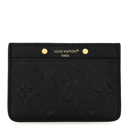 Louis Vuitton Empreinte Card Holder Black 1 of 6