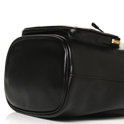 Prada Light Calfskin Saffiano Mini Bucket Crossbody Bag Black 9 of 11