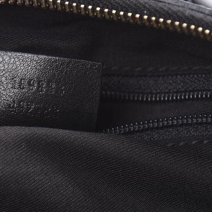 Gucci Patent Large D Gold Ring Hobo Black 7 of 13