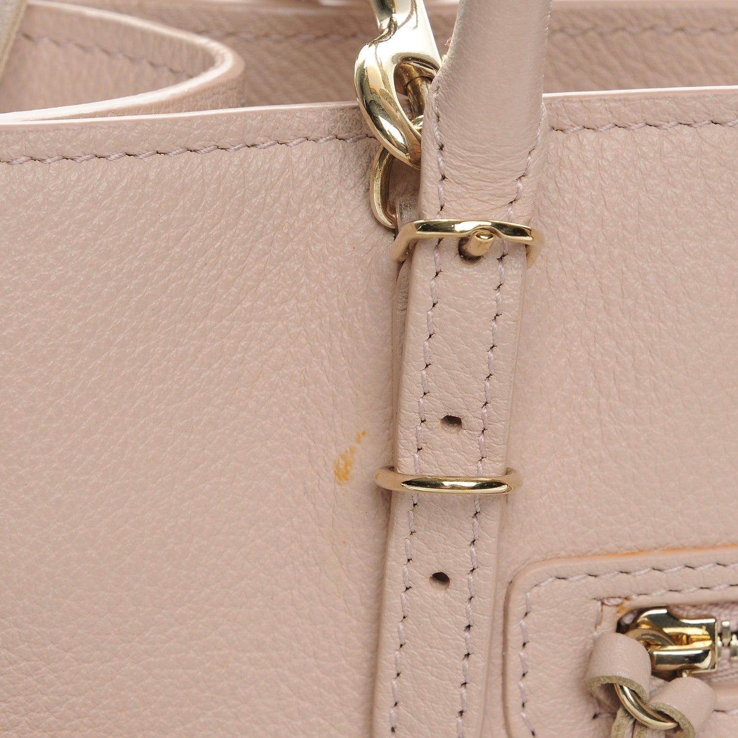 Balenciaga Grained Calfskin Gold Metallic Edge Hardware Papier Mini A4 Tote 9 of 10