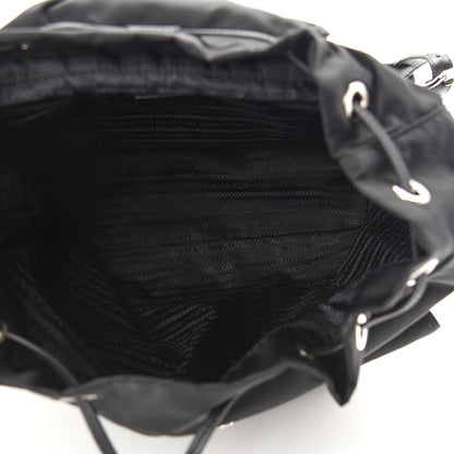 Prada Nylon New Vela Studded Backpack Black 7 of 9