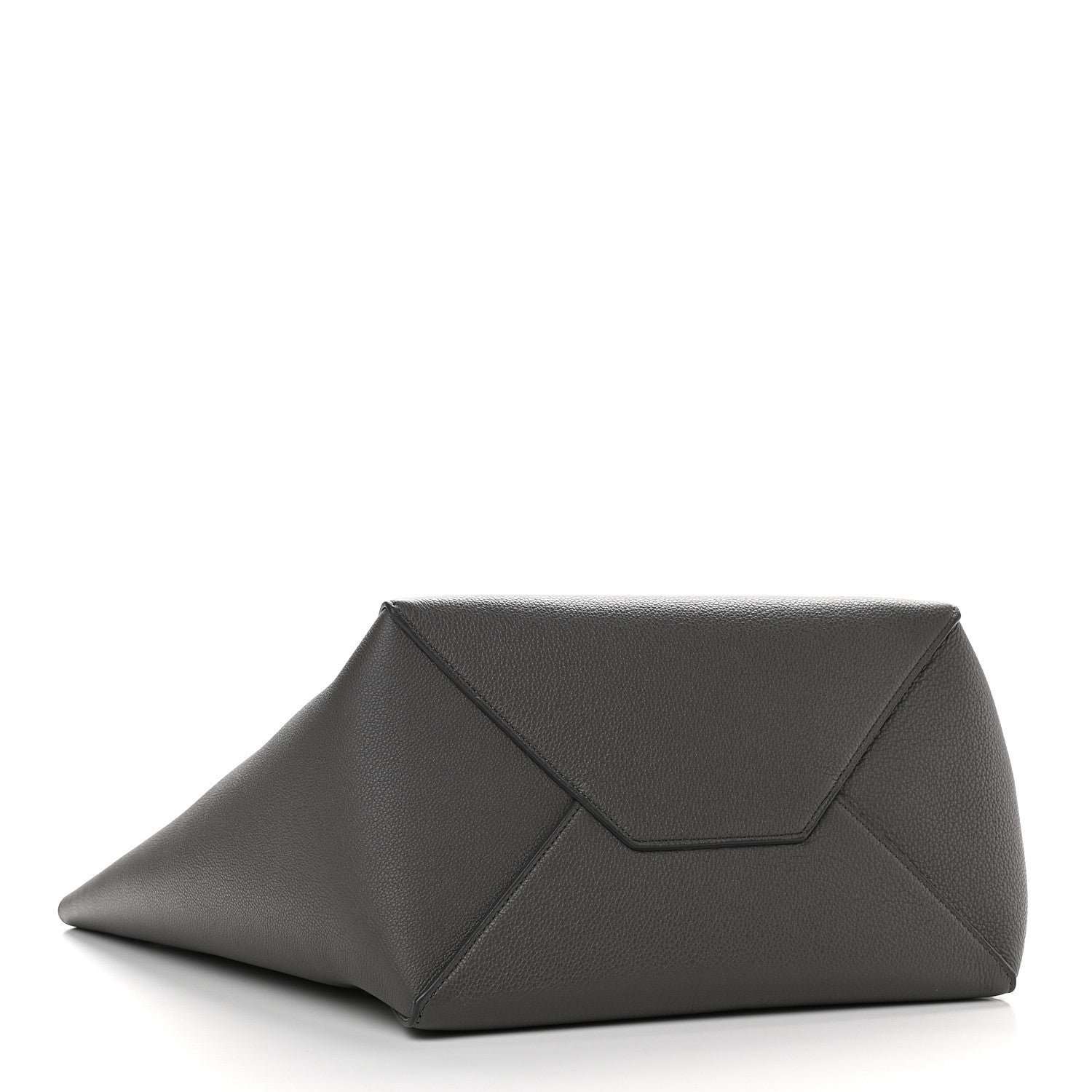 Celine Soft Grained Calfskin Small Belt Cabas Phantom Grey 4 of 8