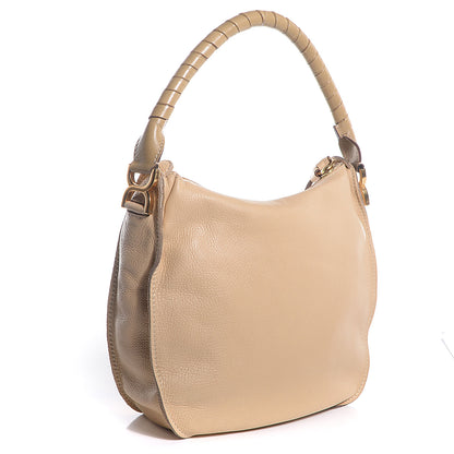 Chloe Calfskin Medium Marcie Hobo Beige 4 of 11
