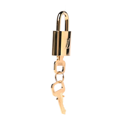 Louis Vuitton Brass Lock and 2 Keys Set #668 2 of 5