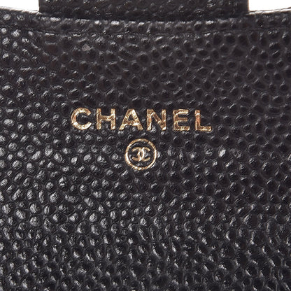 Chanel Caviar Quilted Flap Card Holder Black 6 of 9