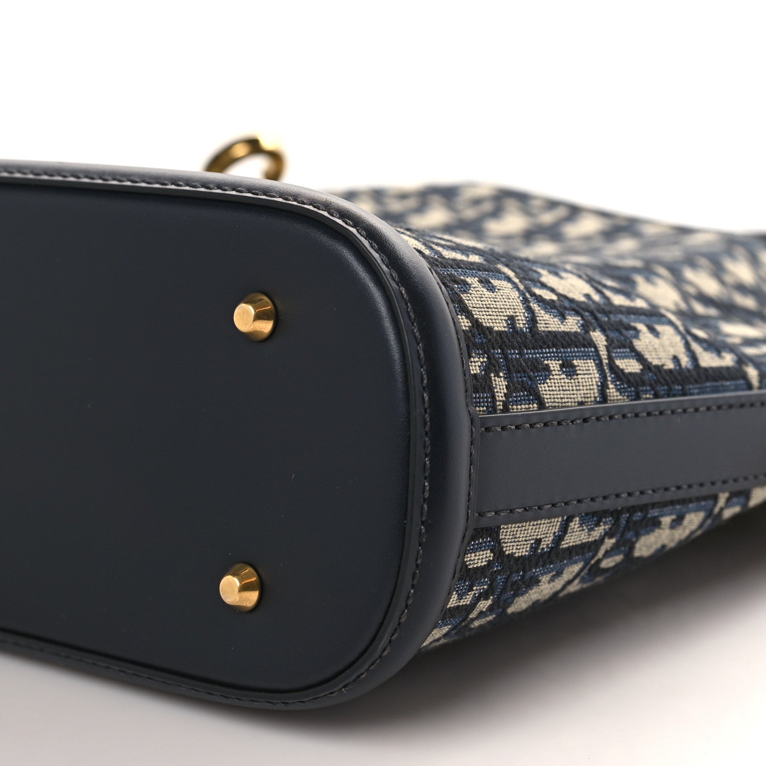 Christian Dior Oblique Medium C'est Chain Bucket Bag Blue 8 of 8