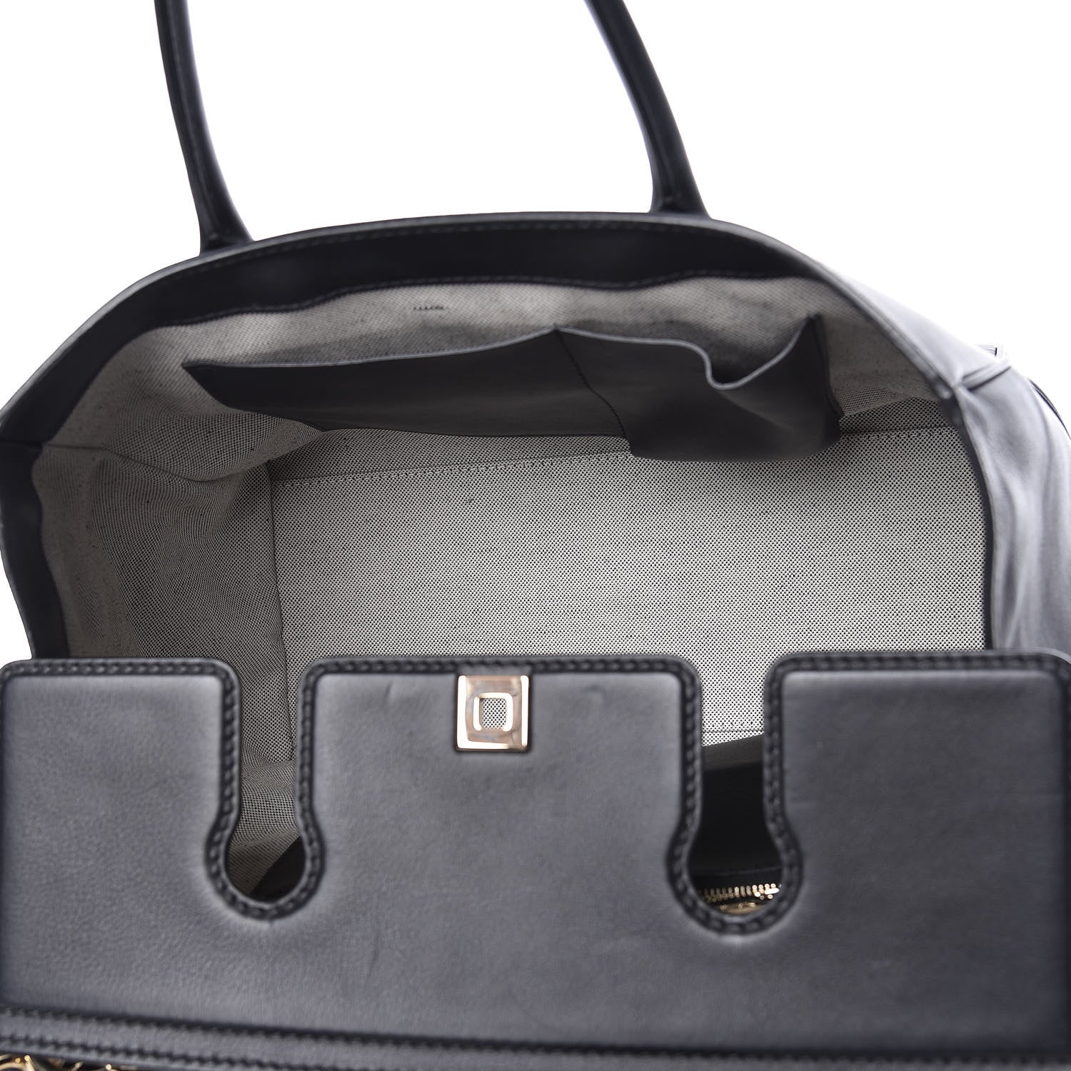 Versace Calfskin Large Palazzo Empire Bag Black 6 of 23