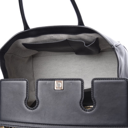 Versace Calfskin Large Palazzo Empire Bag Black 6 of 23