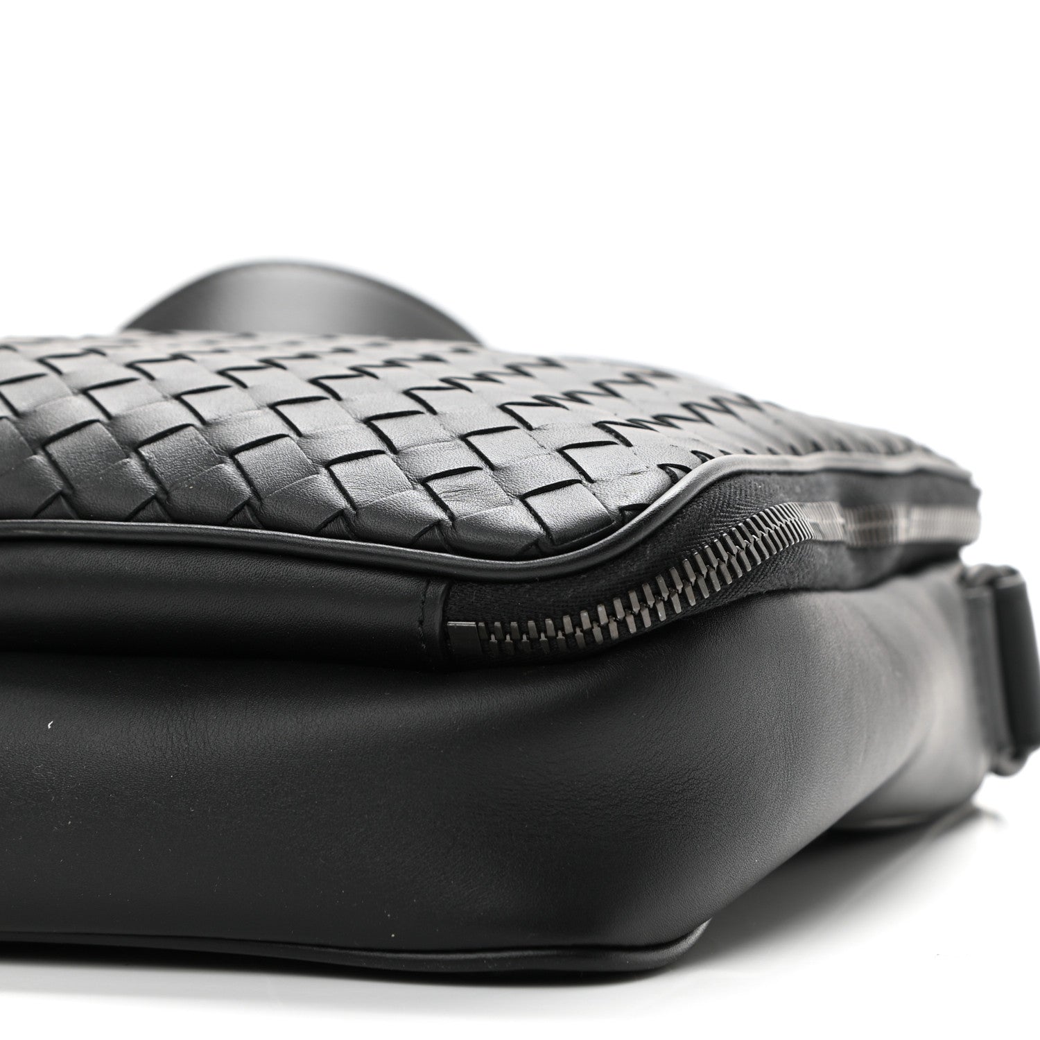 Bottega Veneta Nappa Intrecciato Messenger Bag Black 11 of 11