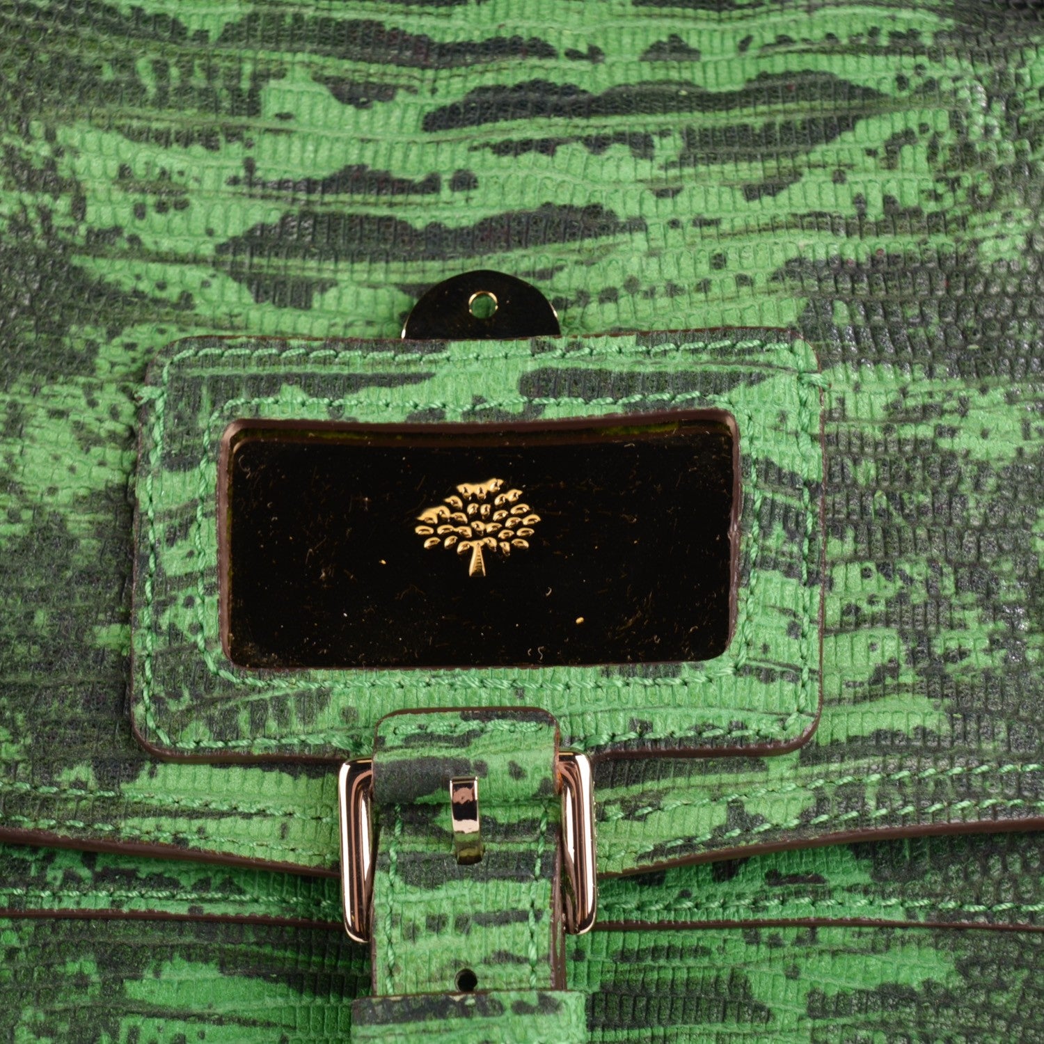 Mulberry Lizard Print Travel Day Grass Green 8 of 11