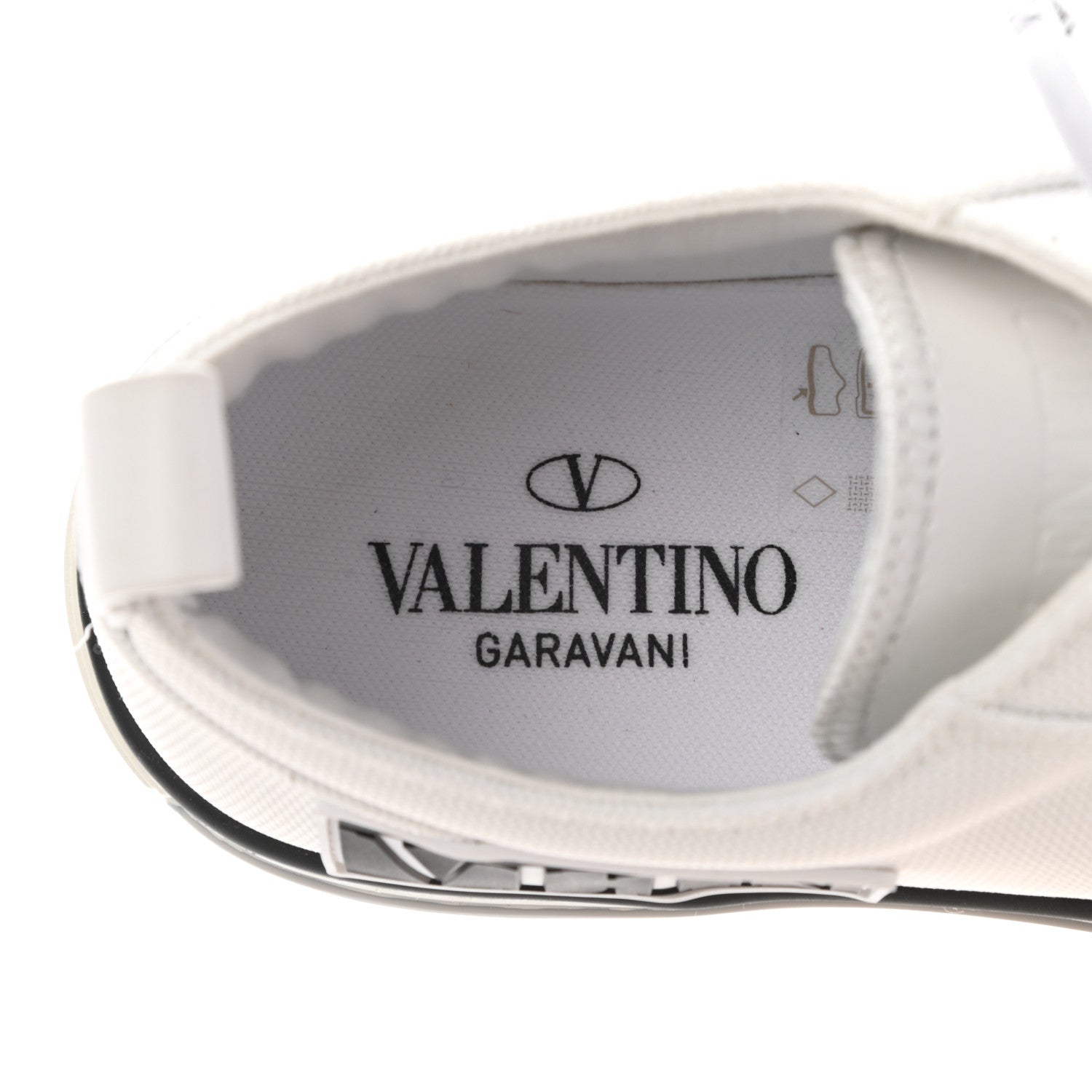 Valentino Garavani Patent Calfskin Womens Giggies Low Top Sneakers 40.5 White 6 of 9
