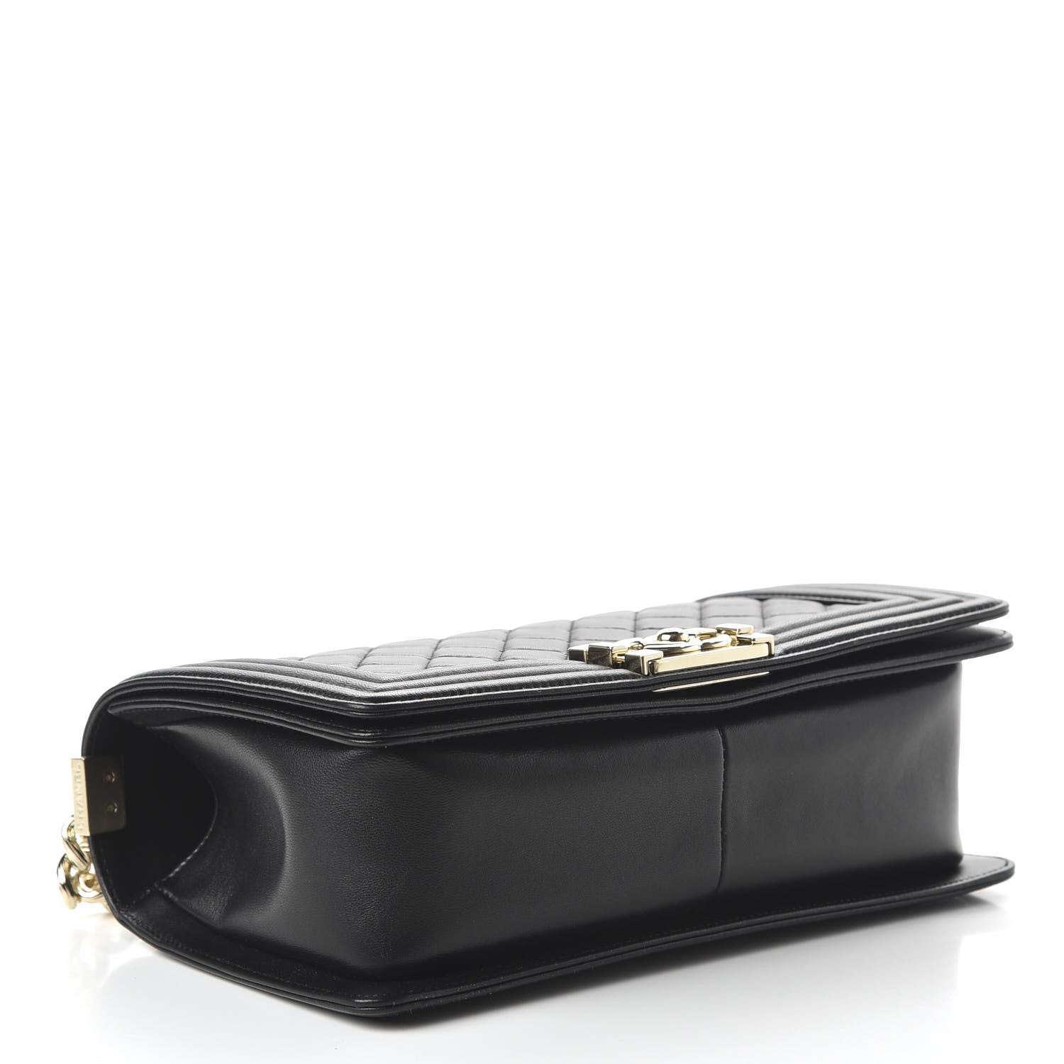 Chanel Lambskin Quilted Medium Boy Flap Black 4 of 10