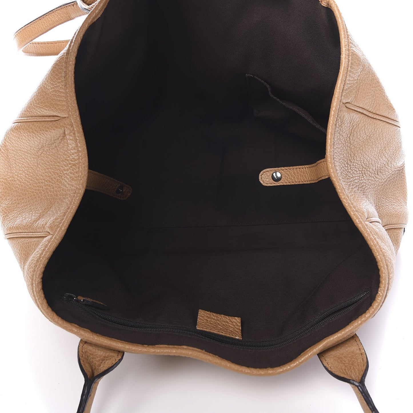 Calfskin Medium Princy Tote Brown