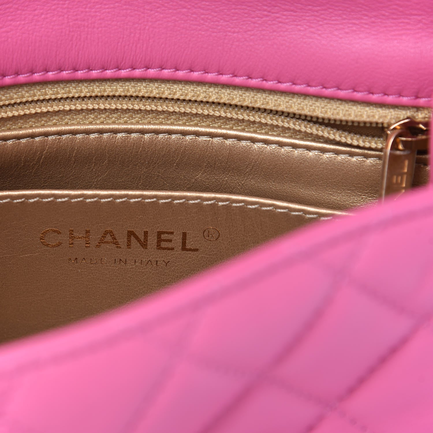 Chanel Lambskin Quilted Mini Pearl Crush Flap Pink 8 of 10