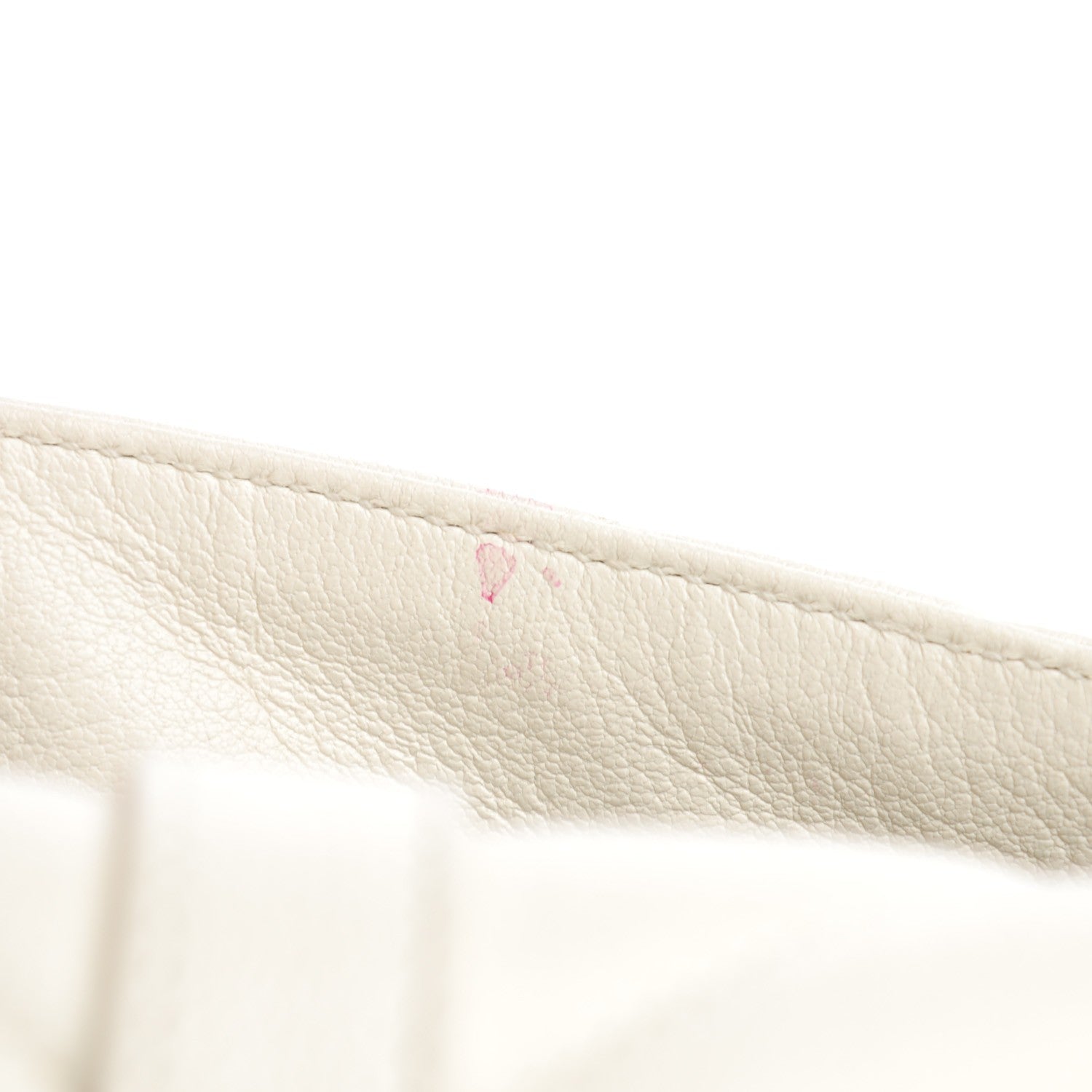 Saint Laurent Sheepskin Matelasse Medium College Monogram Bag Dove White 9 of 10