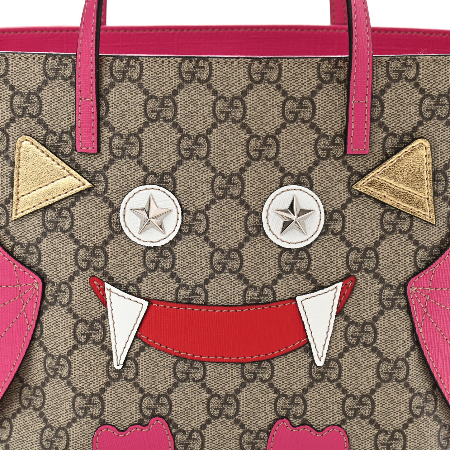 GG Supreme Monogram Kids Bat Tote