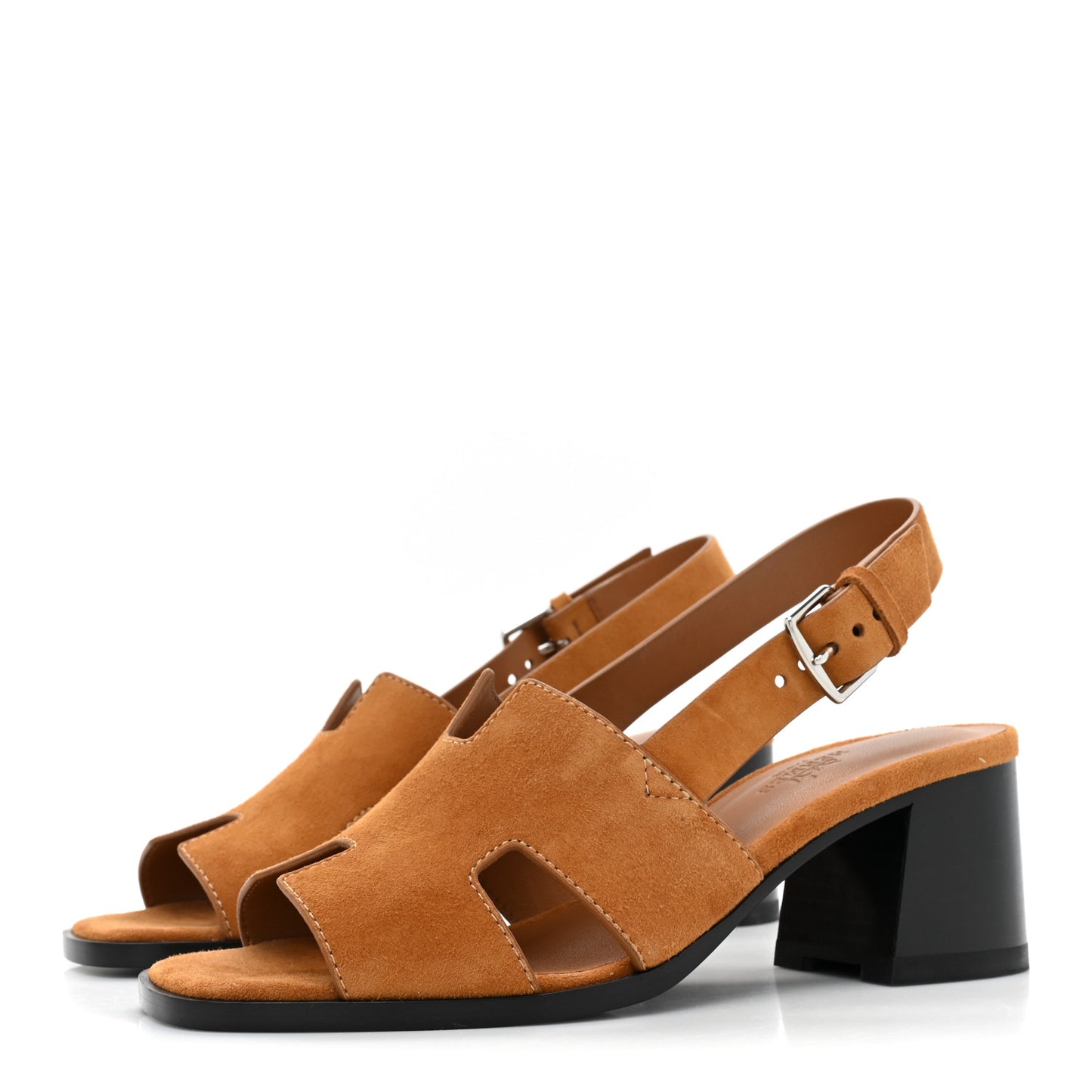 Suede Goatskin Elbe 60 Sandals 37 Naturel