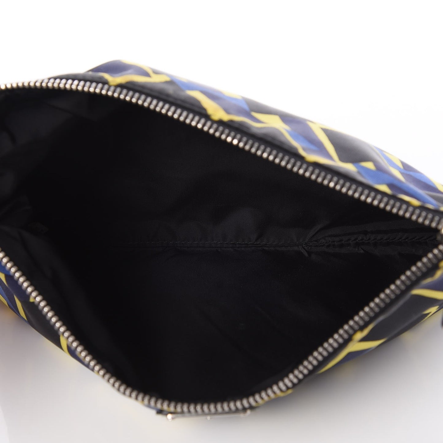 Nylon Pouch Black Yellow Blue