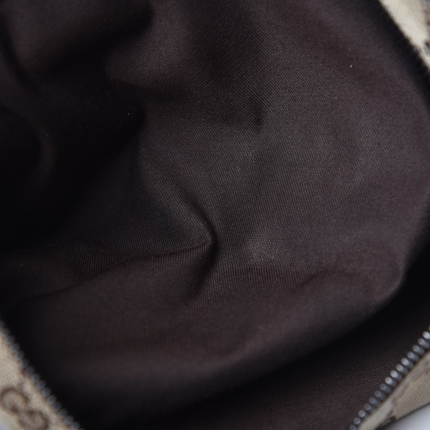 Gucci Monogram Web Belt Bag Dark Brown 10 of 12