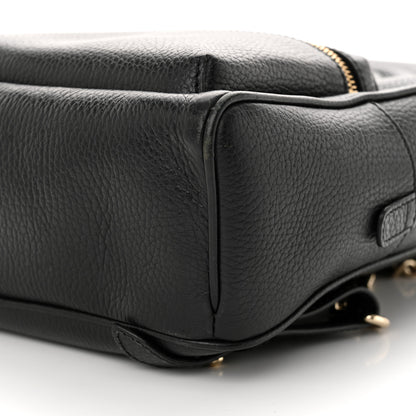 Gucci Pebbled Calfskin Soho Chain Backpack Black 10 of 14