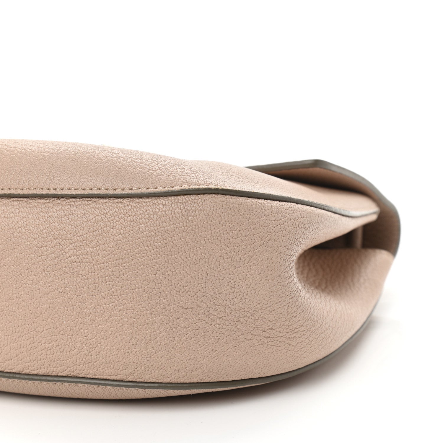 Chloe Grained Lambskin Mini Drew Shoulder Bag Cement Pink 9 of 11