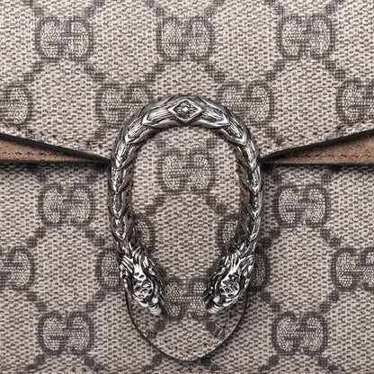 Gucci GG Supreme Monogram Super Mini Dionysus Shoulder Bag Taupe 15 of 16