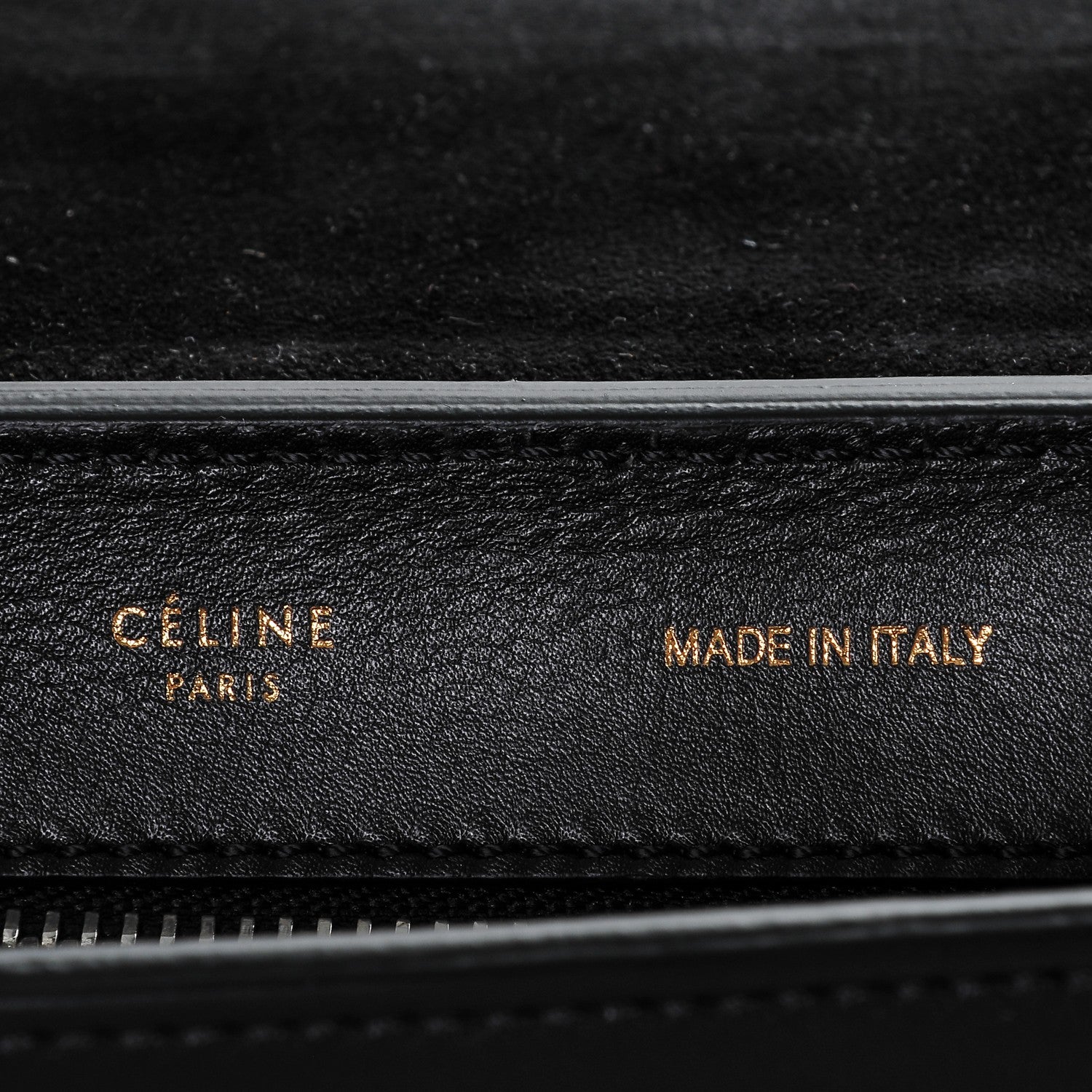 Celine Velluto Calfskin Medium Tri-Color Trapeze 6 of 6