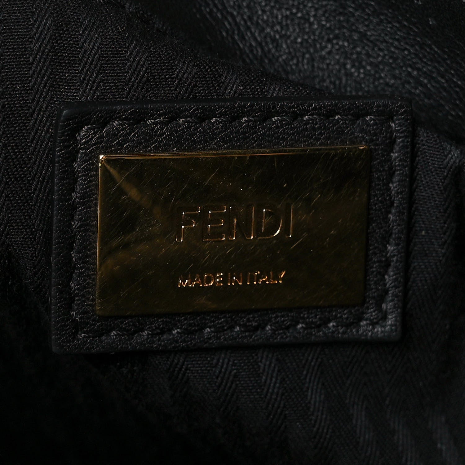Fendi Vitello Elite Regular 2Jours Tote Black 6 of 10