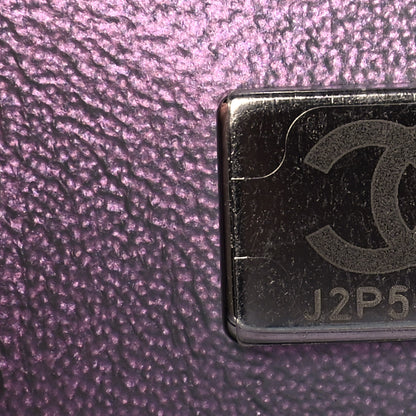 Chanel Iridescent Calfskin Quilted Mini Rectangular Flap Purple 6 of 11