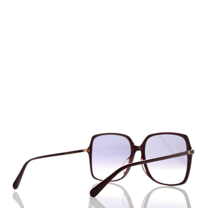 Gucci Oversized Square GG0544S Sunglasses Burgundy 4 of 9