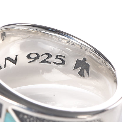 David Yurman Sterling Silver Turquoise Southwest Ring 62 10 6 of 6
