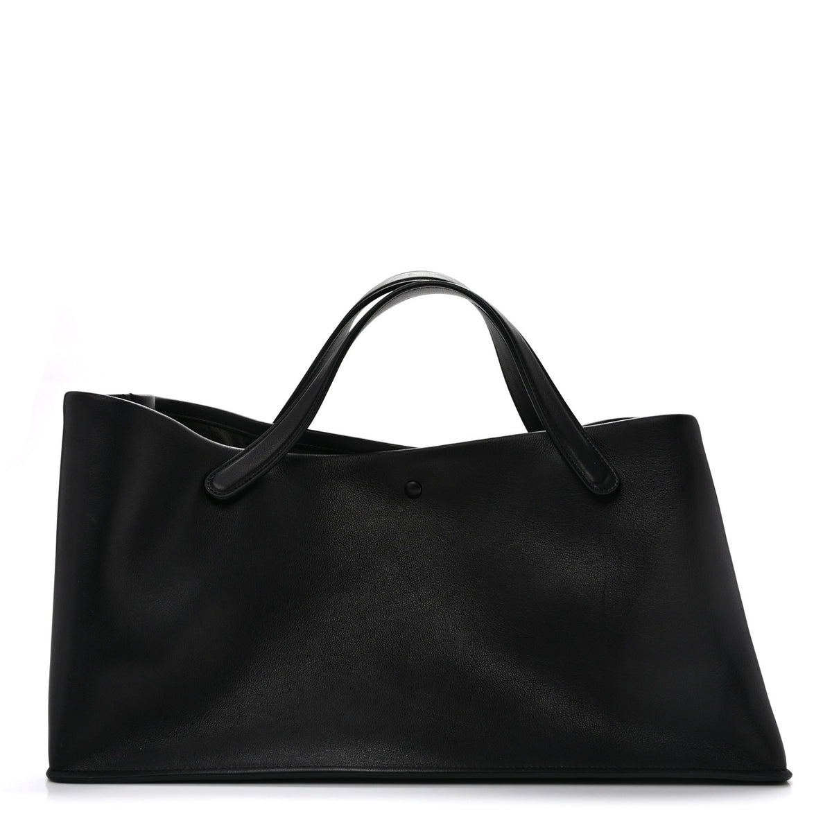 The Row Polished Saddle Calfskin Idaho Top Handle Black 1 of 11