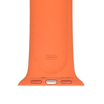 Hermes Silicone 38mm Apple Sports Watch Single Tour Band Orange 4 of 4