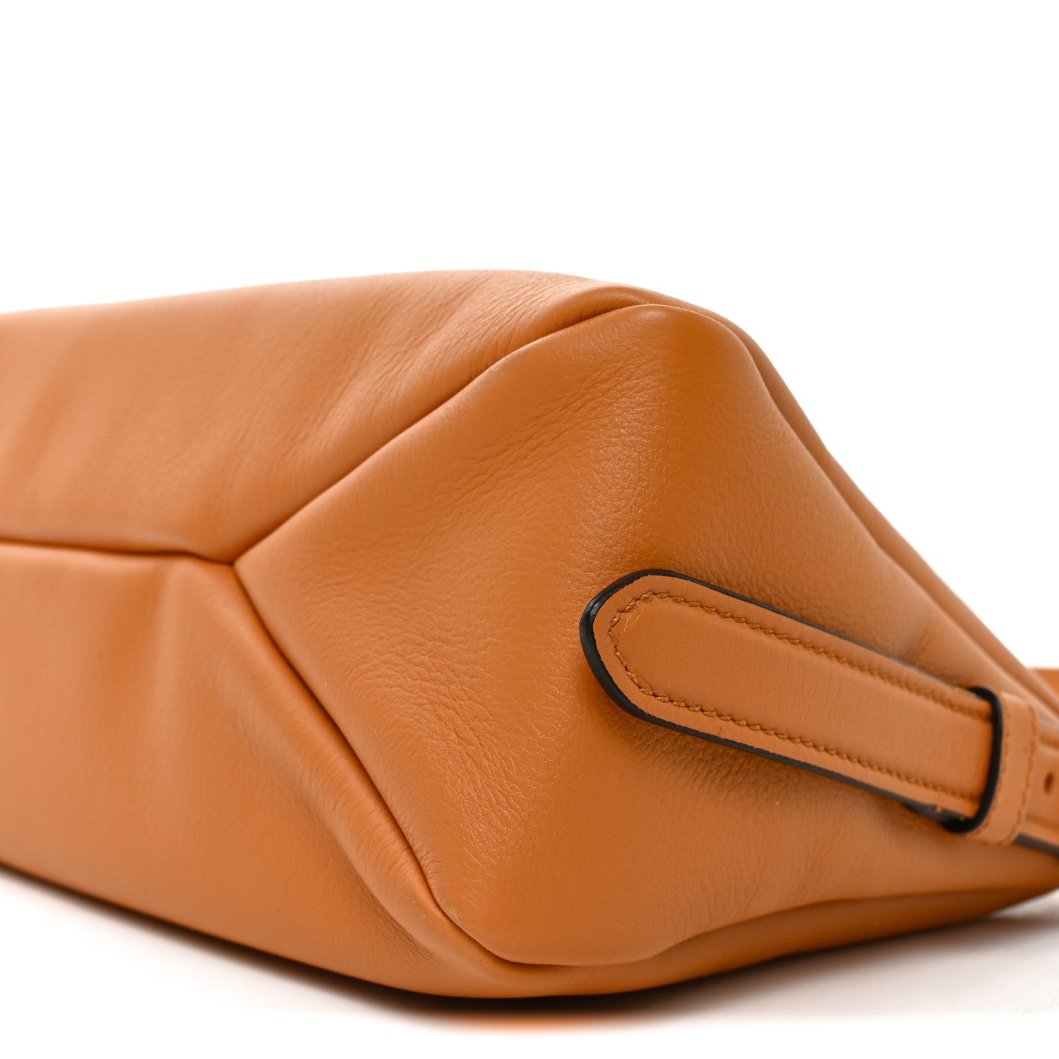Prada Soft Calfskin Medium Aimee Shoulder Bag Caramel 1925731