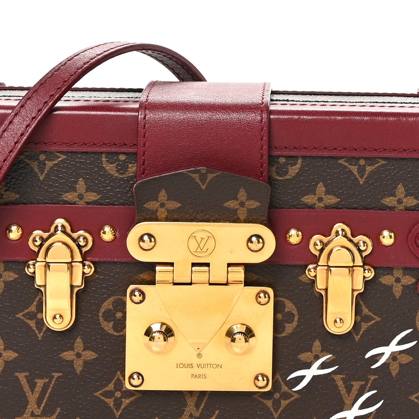 Monogram Petite Malle Bordeaux