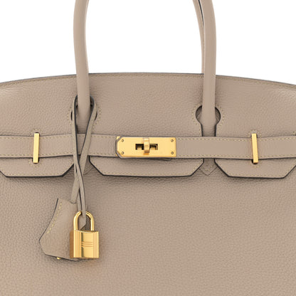Hermes Togo Birkin 30 Gris Tourterelle 8 of 10