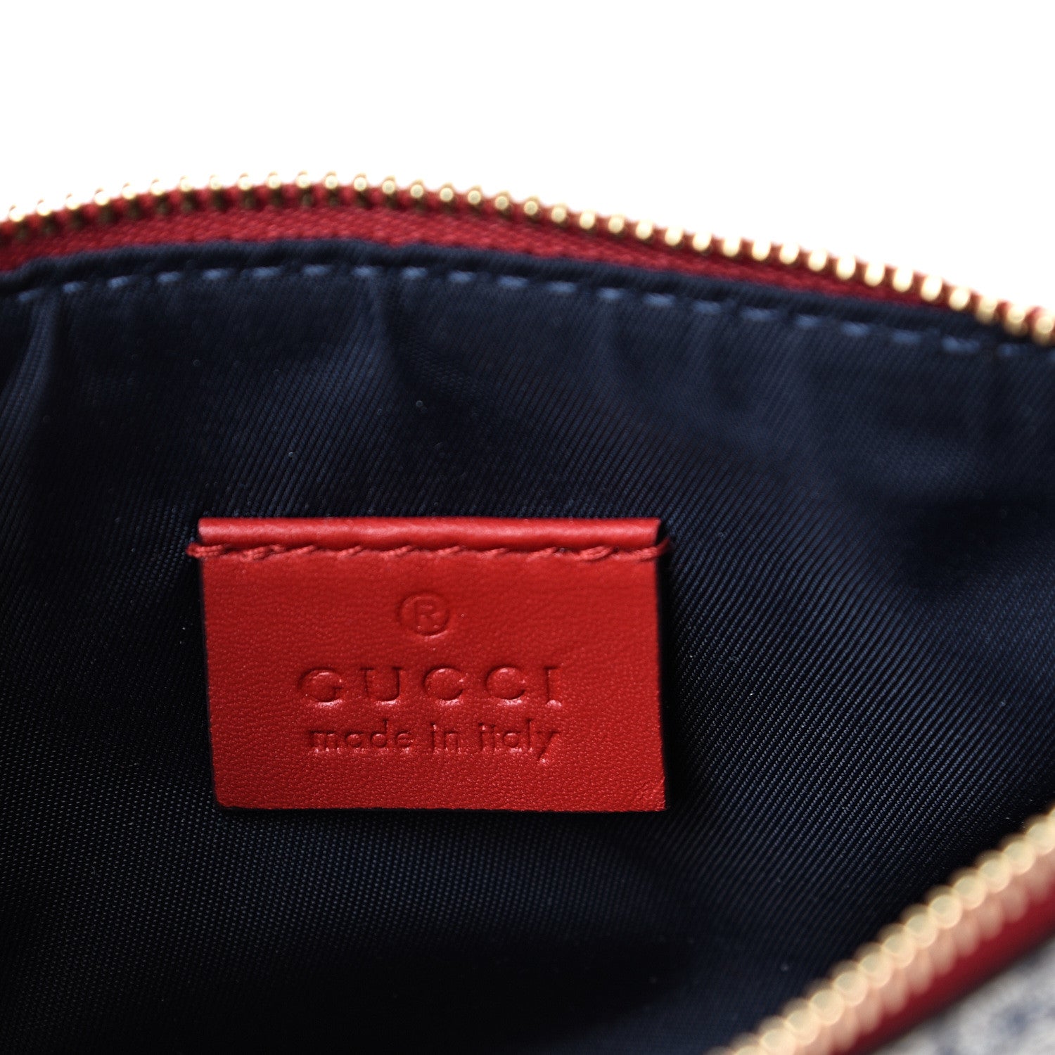 Gucci GG Supreme Monogram Mini Chain Bag Beige Blue Hibiscus Red 5 of 7