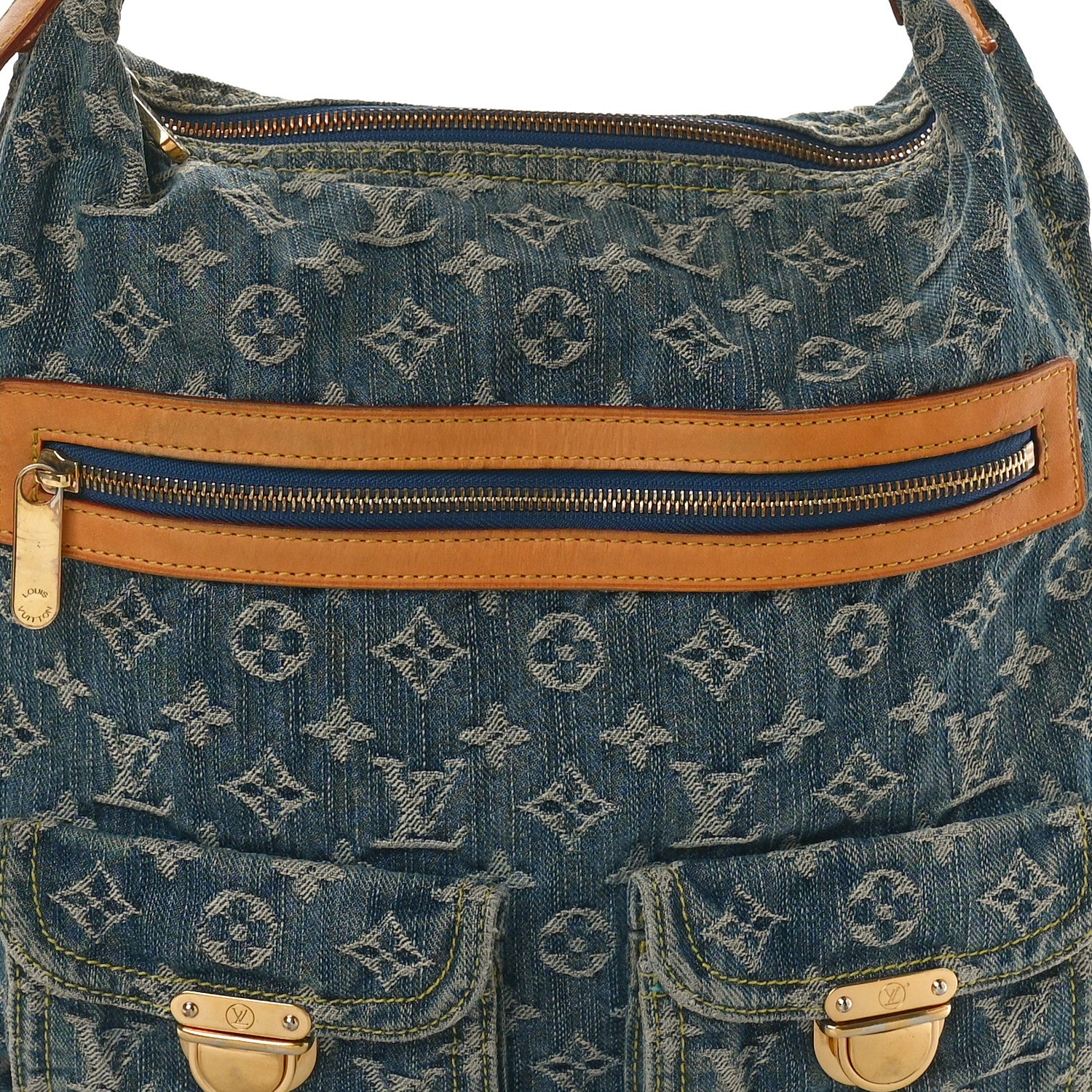 Louis Vuitton Denim Baggy GM Blue 8 of 12