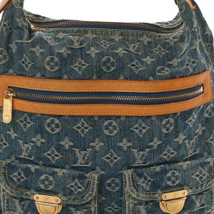 Louis Vuitton Denim Baggy GM Blue 8 of 12