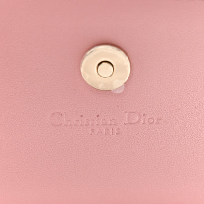 Christian Dior Lambskin Cannage Miss Dior Glycine Wallet Pink 7 of 10