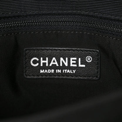Chanel Lambskin Grosgrain Quilted Flap Red Black 6 of 17