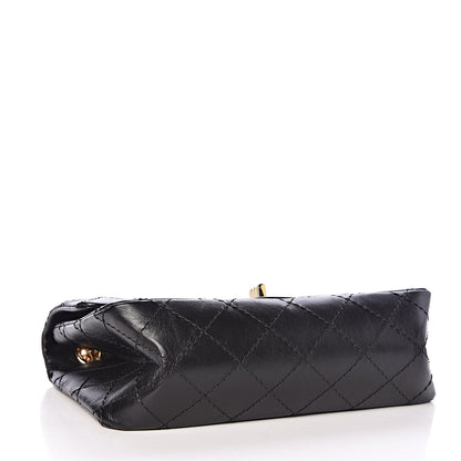 Chanel Aged Calfskin Quilted 2.55 Reissue Mini Flap Black 4 of 11