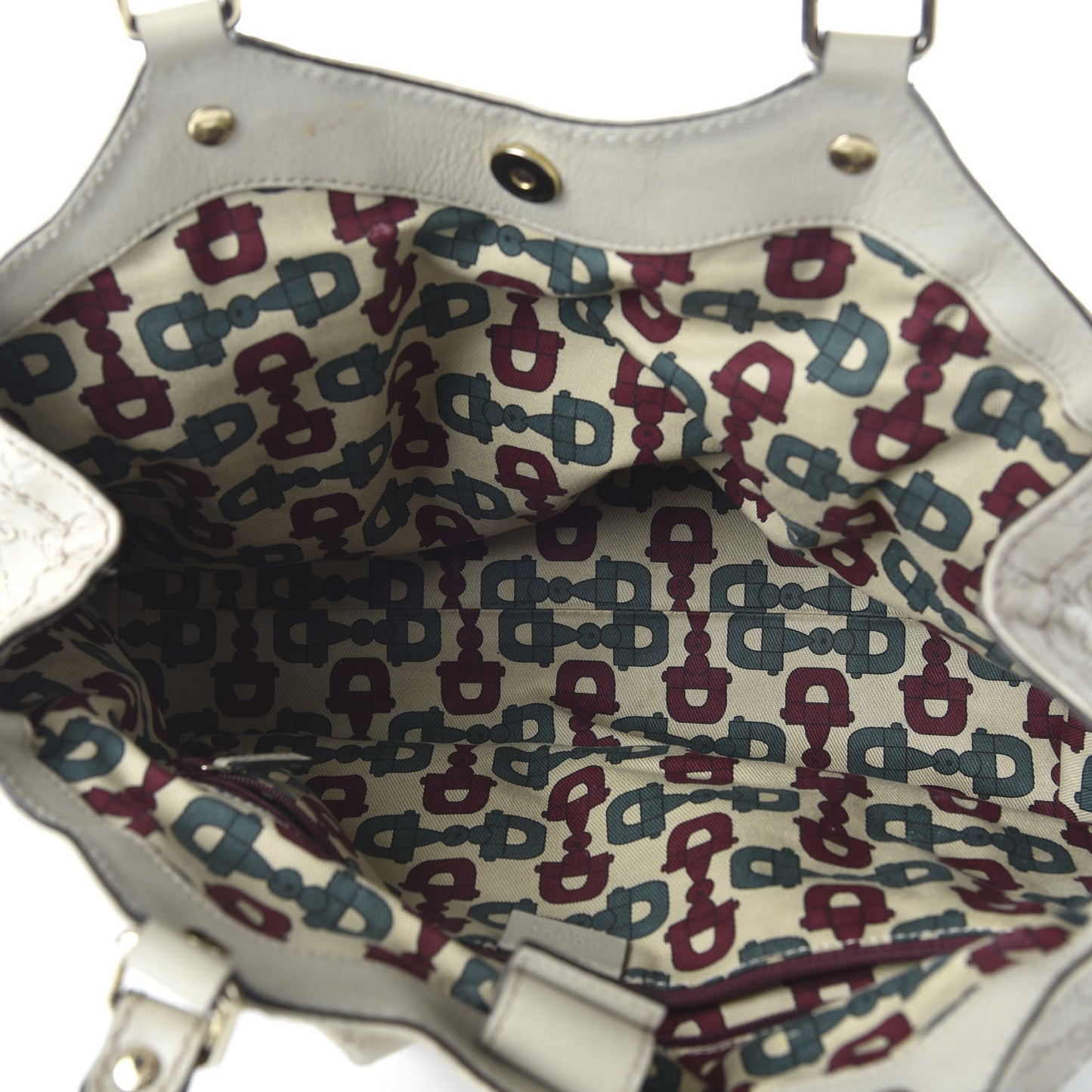 Guccissima Medium Sukey Tote Mystic White
