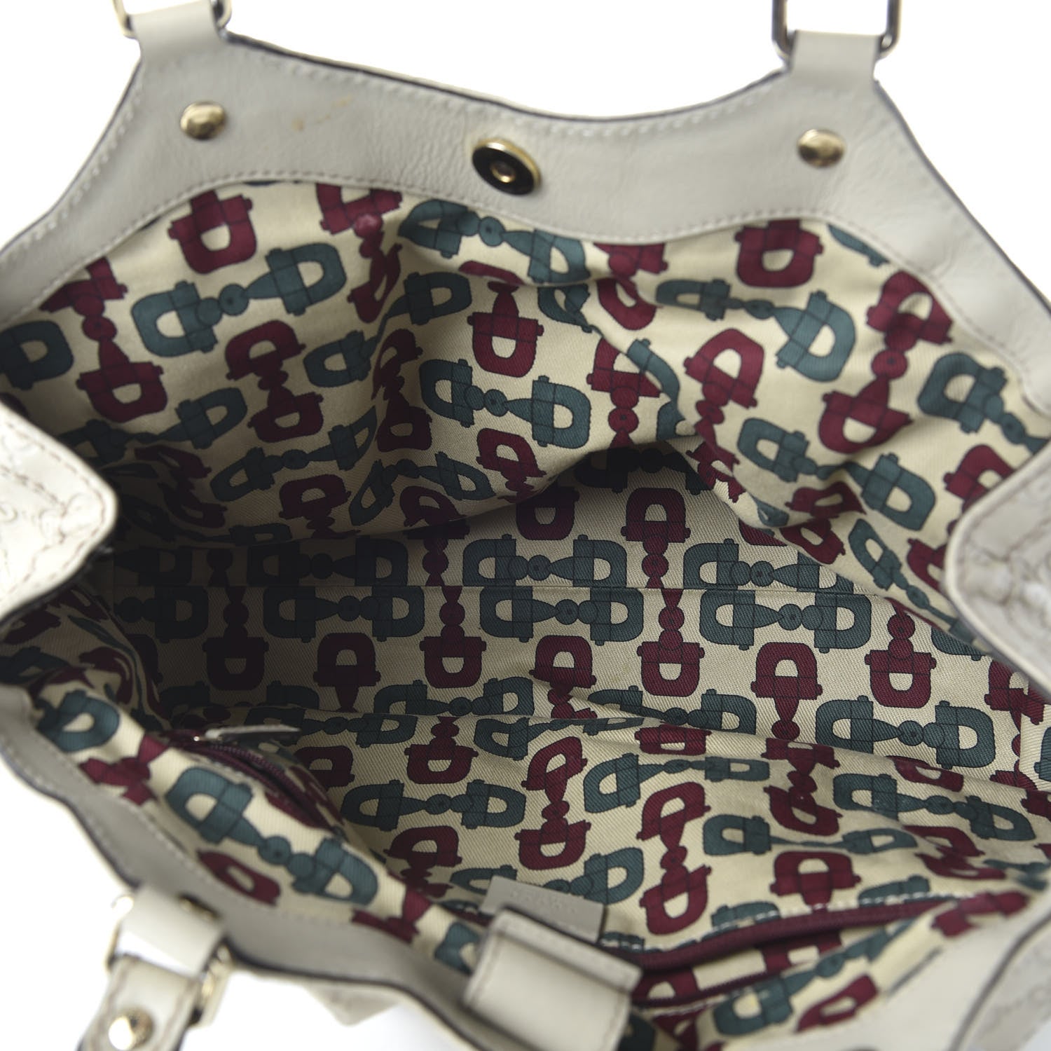 Gucci Guccissima Medium Sukey Tote Mystic White 5 of 10